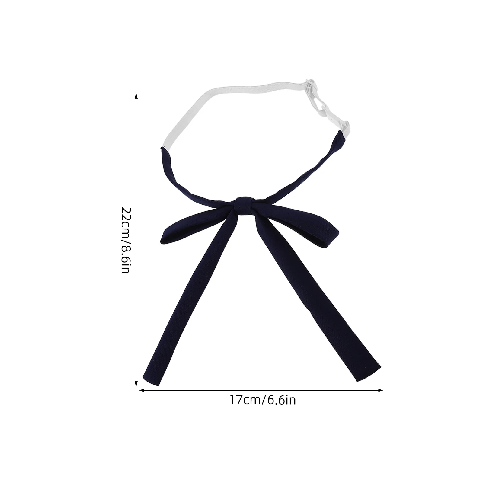 2개입 일본 스타일 유니폼 리본 여성 소녀 학교 캐주얼웨어용 조절 가능한 넥 리본 프리타이드 보타이