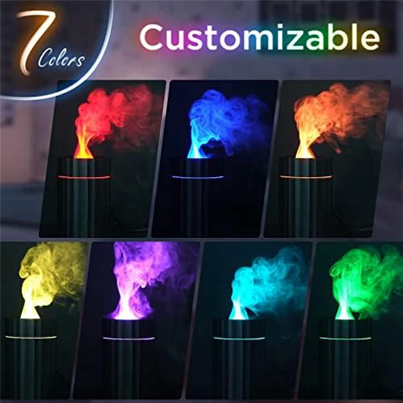 ABUD-Penyebar Minyak Esensial Aromaterapi Mini Portabel Diffuser USB Kabut Dingin 100Ml Cocok untuk Mobil Rumah B