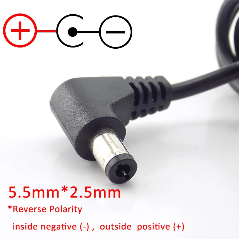 EU Plug AC100V-240V to DC 9V 1A Power 1000mah Power supply adapter reverse polarity Negative charger Converter 5.5mmx2.5mm