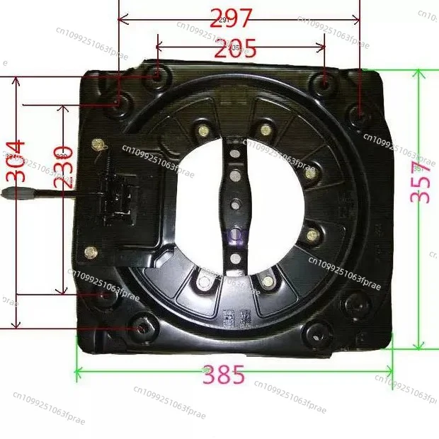 V80/730 seat rotating plate base commercial RV