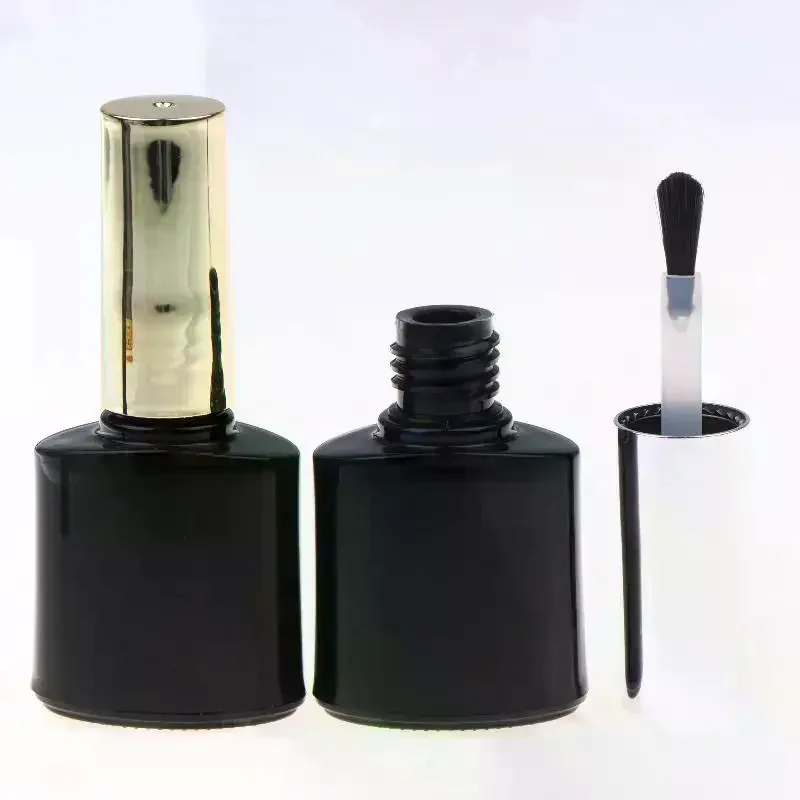Empty 5ML Nail Polish Bottle Food Grade Material Cosmetic Container with Brush for Home Nail Art DIY Creation