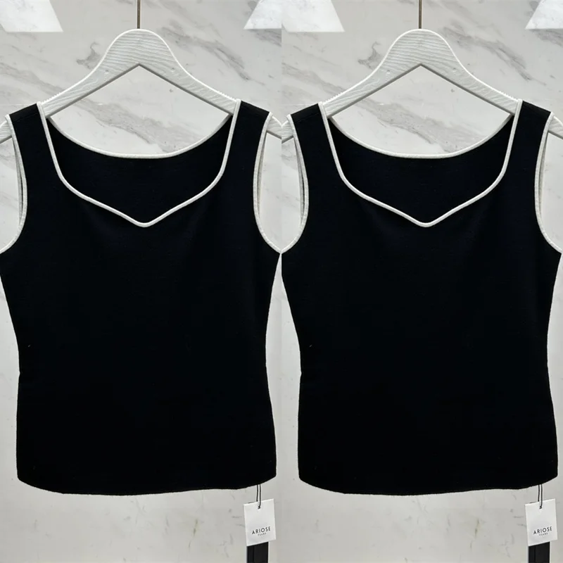 plus Size Women's Camisole Tank Top 300 Pounds Hide Belly Slimming Versatile Workwear Style Backless Single Piece Summer