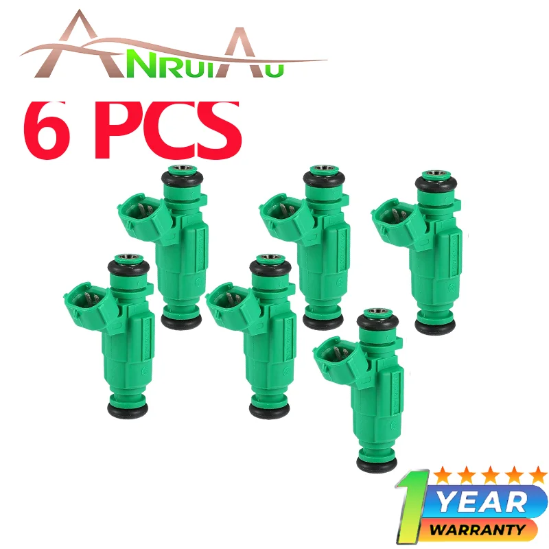 

Топливные форсунки FJ660 (6 шт.) для Hyundai Accent 2006-2011 1.6L, Sonata 2002-2005 2.7L, Kia Magentis 2001 2.5L, Sedona 2002-2005 3.5L