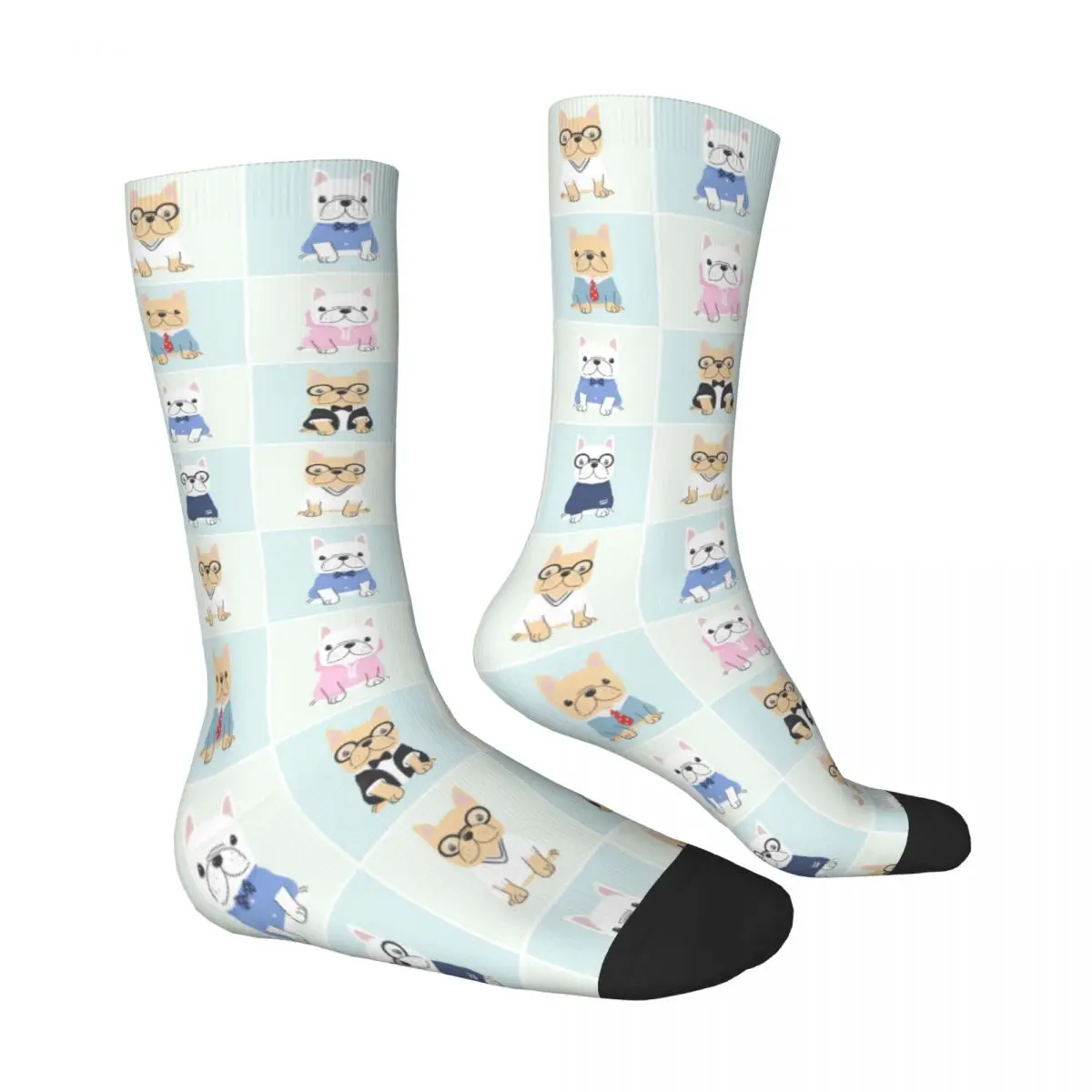 Kawaii niedlichen französischen Bulldogge Welpen Haustier Männer Frauen Socken Freizeit schönen Frühling, Sommer, Herbst und Winter Dressing Geschenke