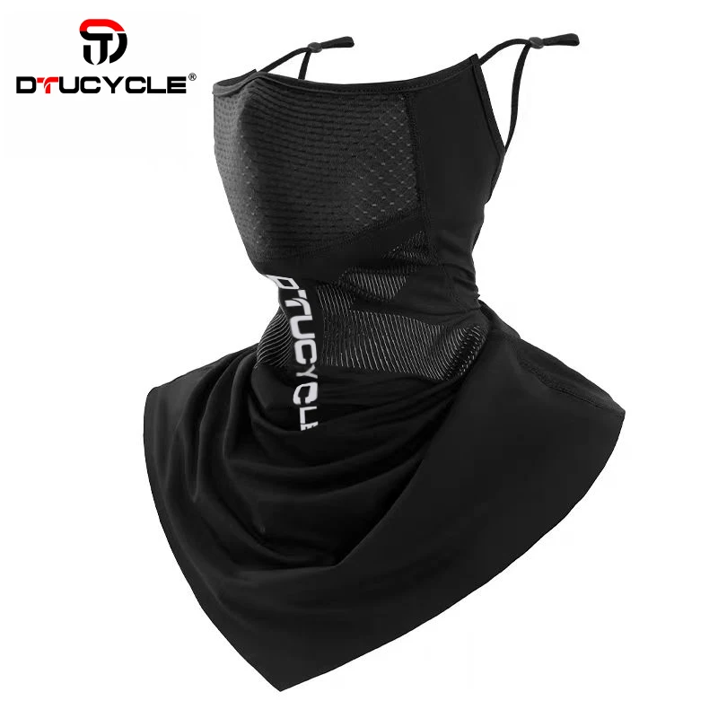 

Летняя маска DTUCYCLE для езды на велосипеде и рыбалки/дышащая маска из ледяного шелка/защитная маска для длинной шеи, полотенце для лица