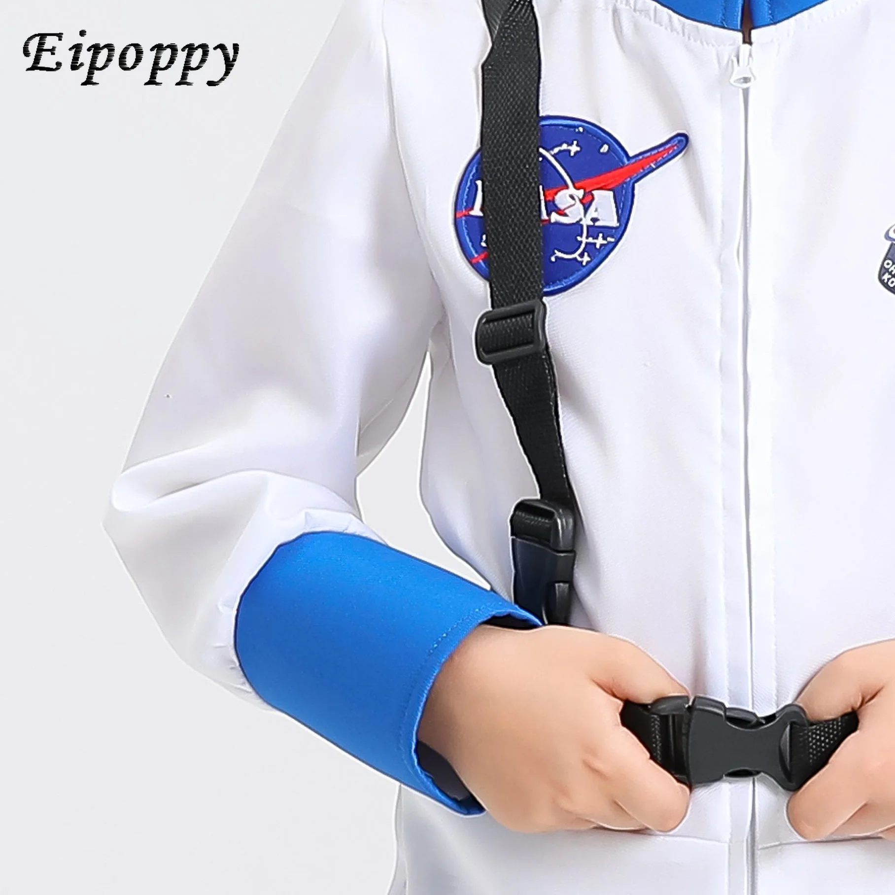 Halloween Kinderruimtepak Cos Kostuum, Cosplay Astronaut Piloot Uniform Kostuum, Toneelvoorstelling Kostuum