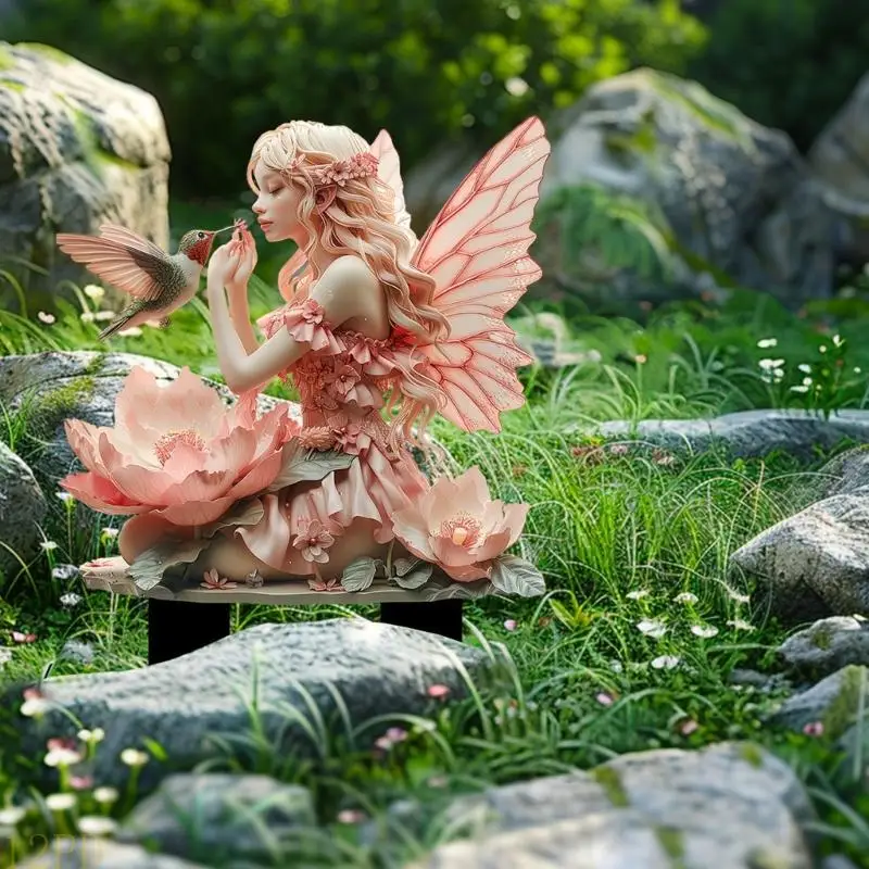 12PD Fantasy Themed Garden Decoration Stake Light weight Garden Outdoor Stake