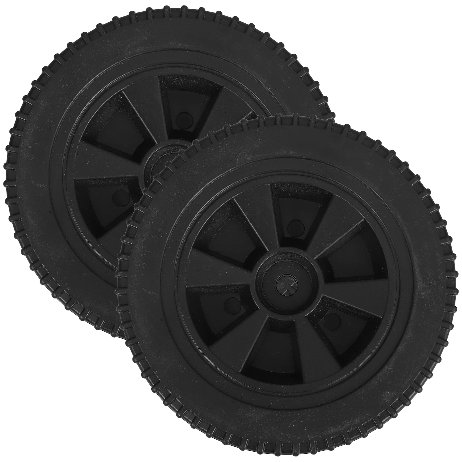 

2pcs Caster Wheels for Bbq Grill Cart Heavy Duty Black Rollers Replacement Smooth Mobility Versatile Use Easy Install Barbecue