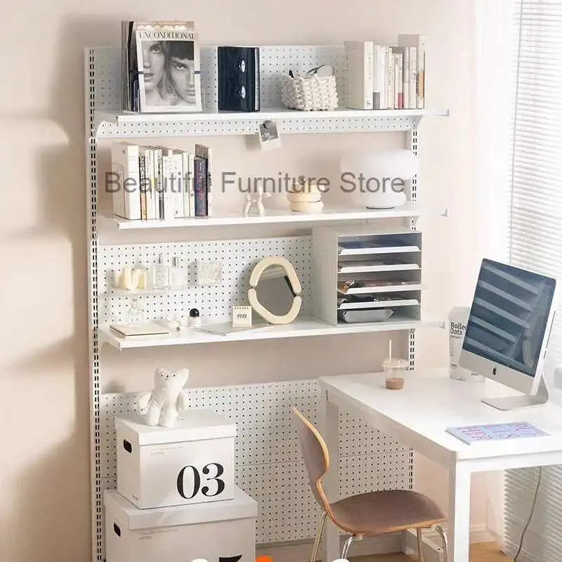 Modern Bookshelf Display Vertical Floor Display Learning Storage Bookcase Desk Storage Rack Estante Para Livros Furniture WKBC