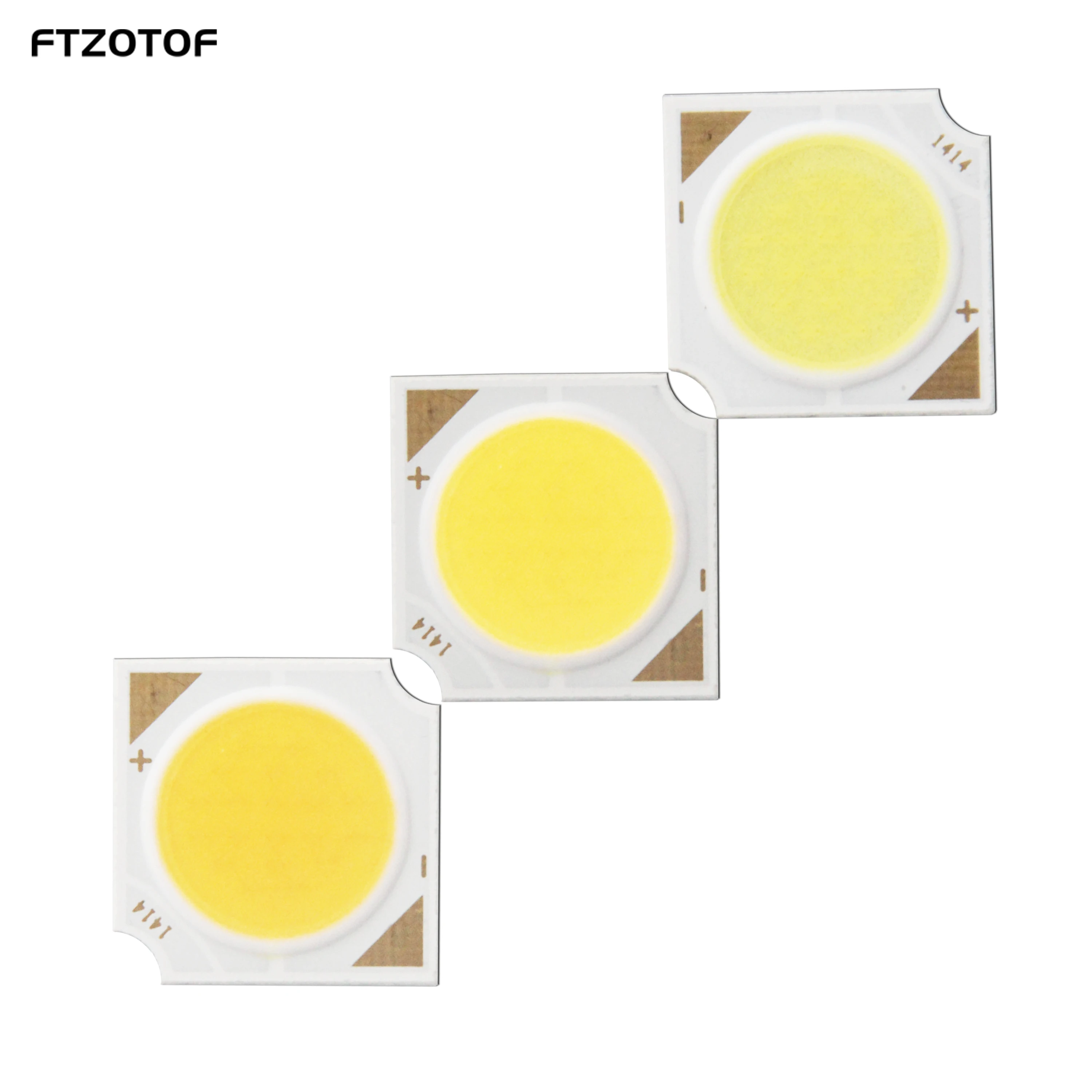 

FTZOTOF Bulbs 1/5/10 Pieces 7W 14*14mm COB LED Light Source High Brightness 1414-11 CRI Ra 80 600LM for DIY Room Lamps Spotlight