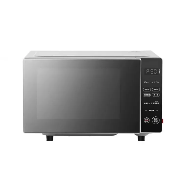 20-Liter Black Multifunctional Microwave Oven Stainless Steel Micro-Baking Machine Countertop Intellint Hotel