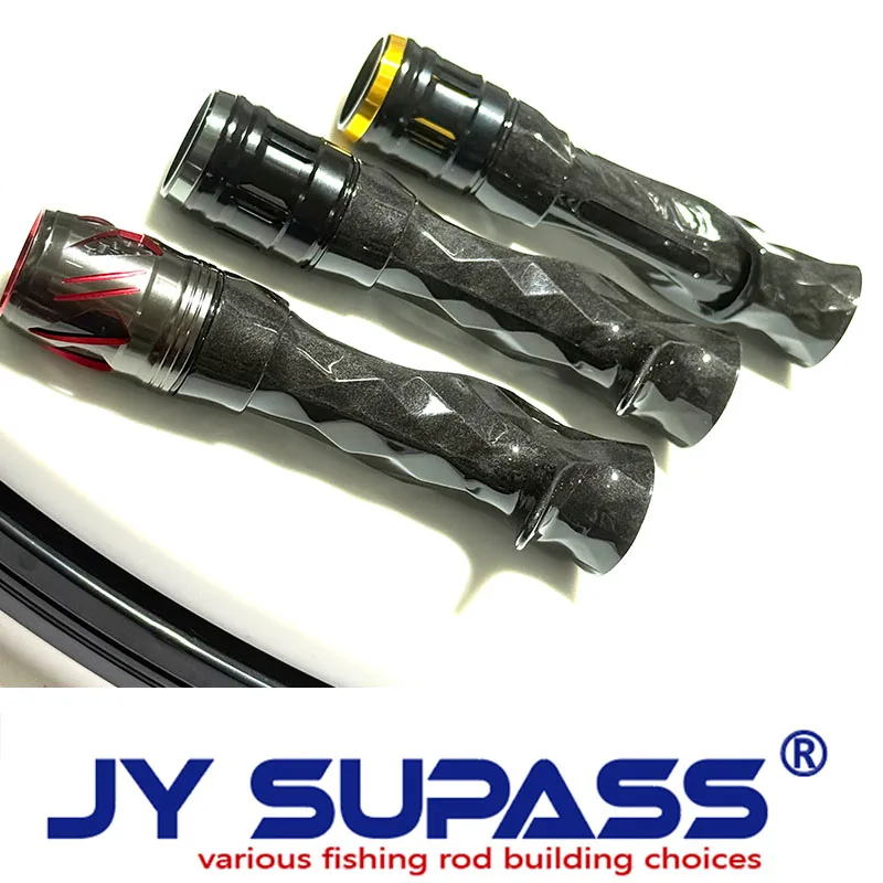 JY SUPASS bms-bmc custom fishing rod carbon Reel Seat handle set DIY Accessories Set for fishing rod custom reelseat carbon view 4