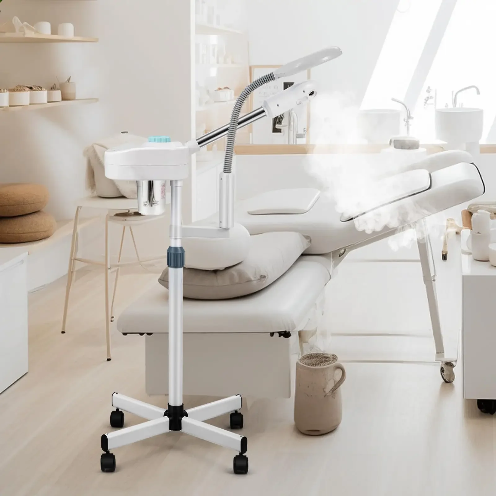 Vertical face steamer, thermal spray hydrator, facial moisturizing beauty salon, thermal spray machine for commercial use