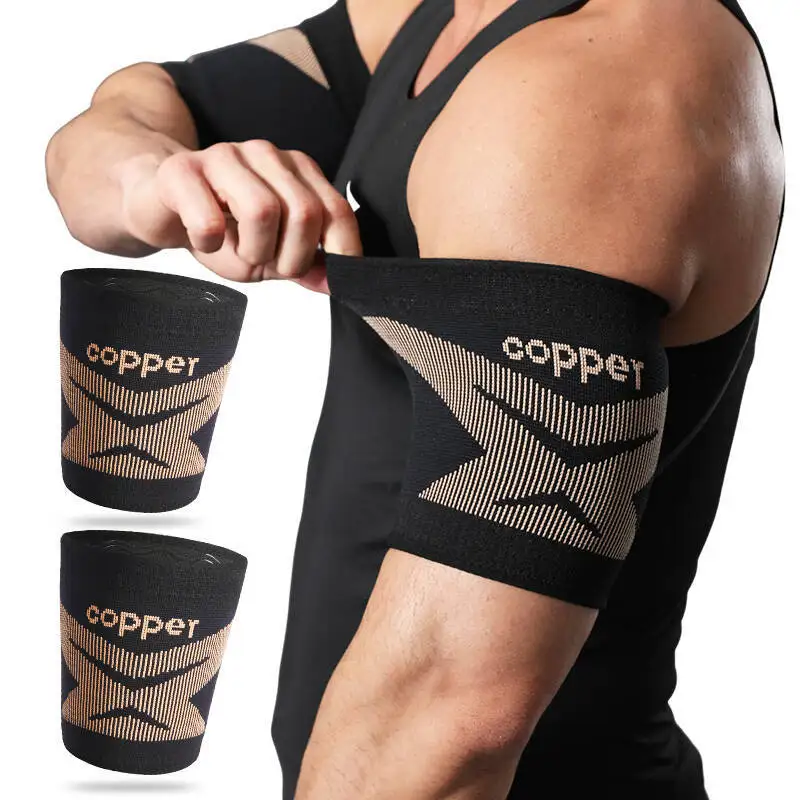 1pcs Arm Sleeves, Compression And High Elastic Upper Arm Braces, Comfortable Arm Support with Design for Weightlifting, Tennis
