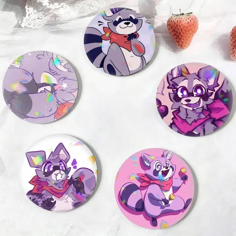 I-Indigo Park game R-Rambley 25 32 44 58 75mm Badges Personalized Round Brooches Pins Accessory Gift