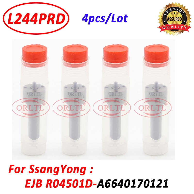 

L244PRD Diesel Fuel Injector Nozzle L244PBD For Ssangyong Euro 4 EJBR04501D A6640170121 R04501D