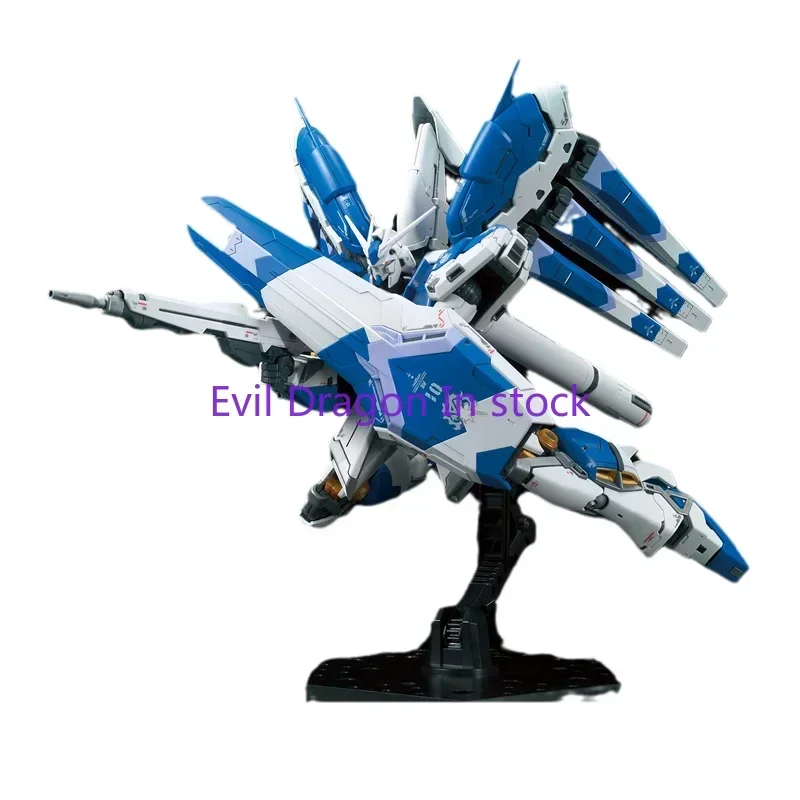 반다이 오리지널 건담 애니메이션 모델 RG RX-93-V2 HI-V 건담 액션 피규어 조립 모델 장난감 어린이를위한 소장 장식품