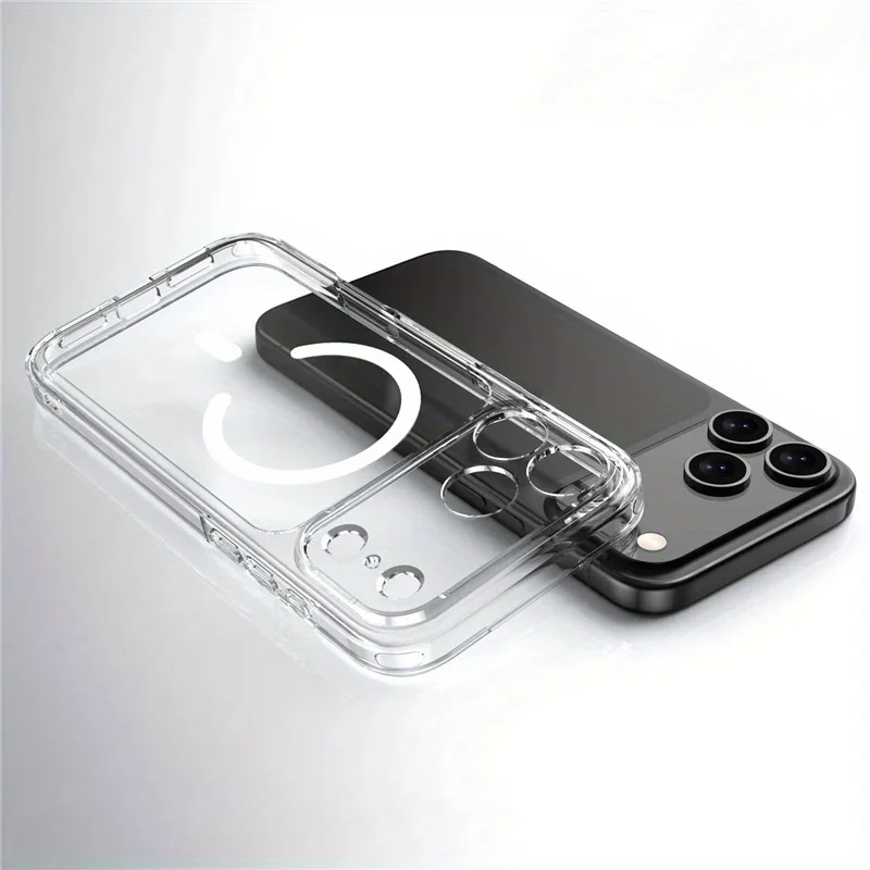 

Магнитный противоударный чехол для iPhone 17 Pro Max, защита для iPhone 17 Pro, совместимый, современный аксессуар для телефона