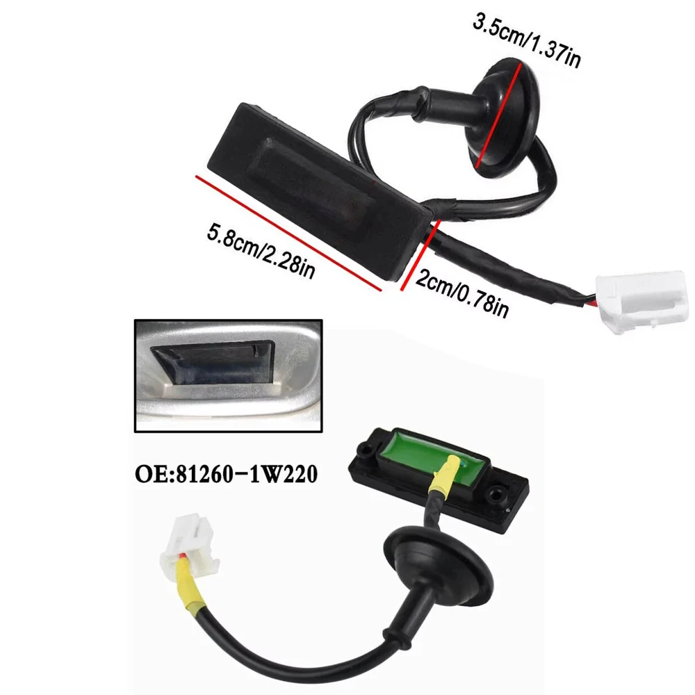 

Tailgate Open Button for Kia Picanto Car Rear Trunk Lid Lock Boot Release Handle Trunk Switch for Hyundai I30 81260-1W220