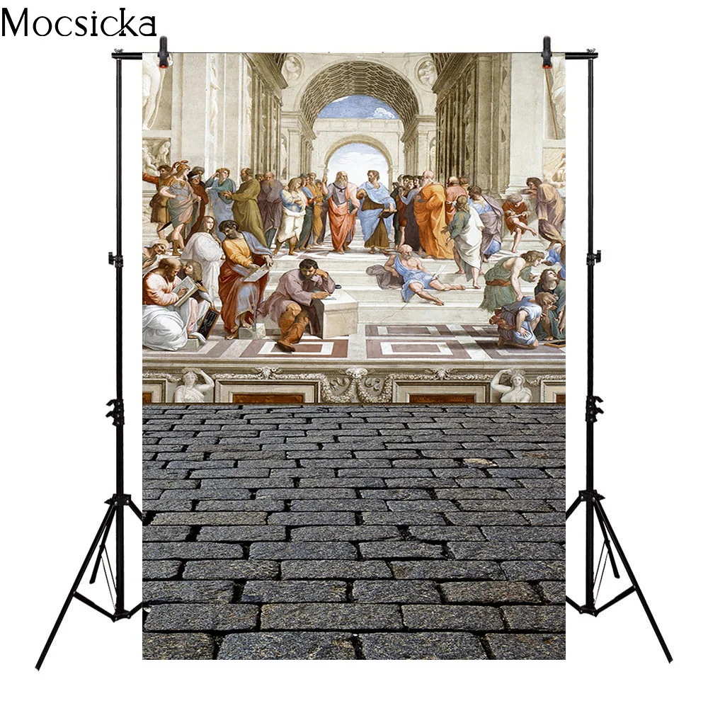 MOCSICKA Ancient Greece Wise Men Debates Photography Backgrounds Talking with Great Spirits Art Photos Photobooth