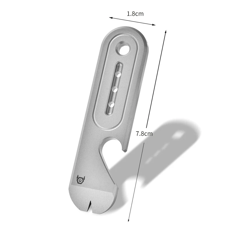 Titanium Alloy Portable Pry Bar Pioneer EDC Key Pendant Outdoor Multifunctional Pry Bar