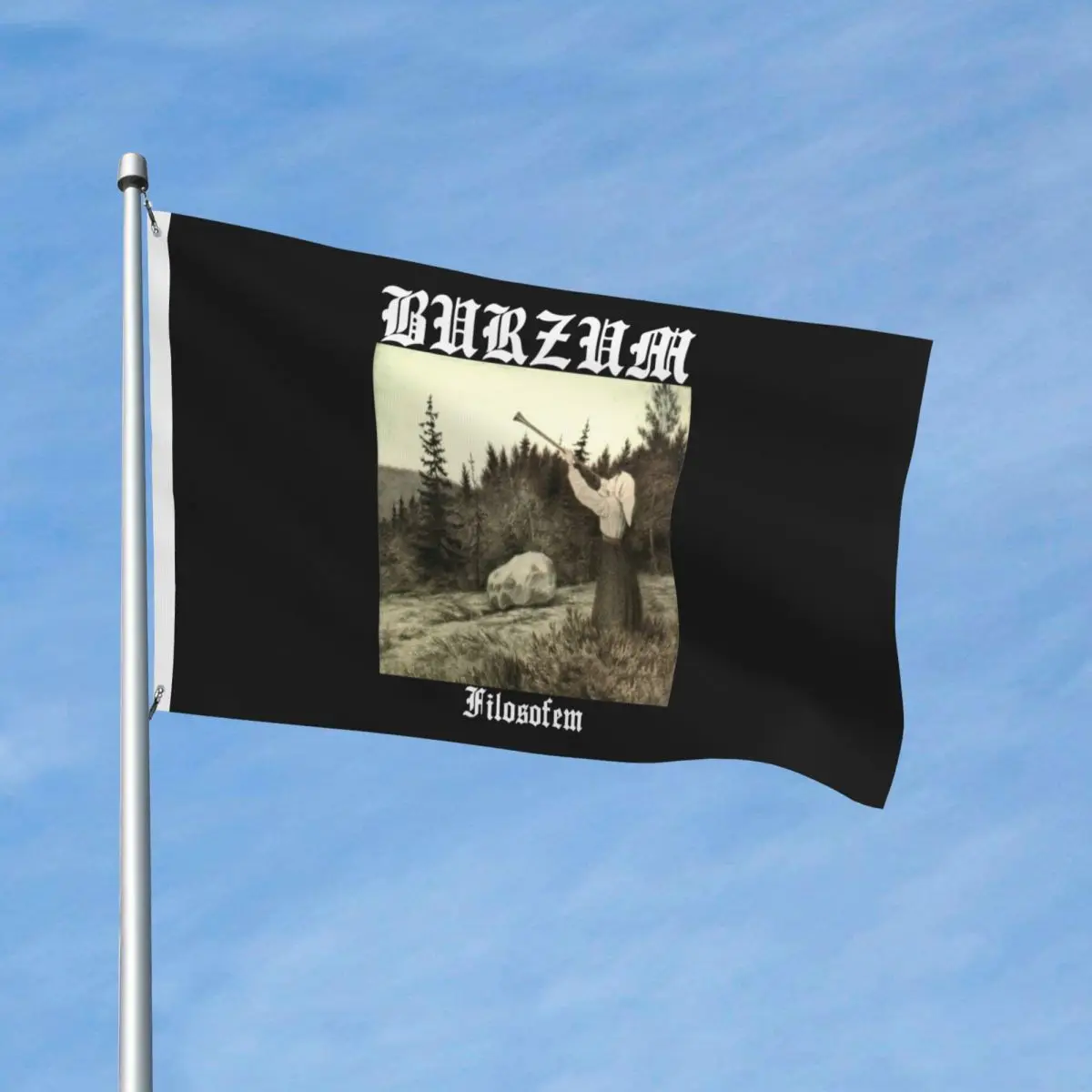 Burzum Filosofem Flag Outdoor Banner All Weather Black Metal Music Decoration Double Sided 60x90 90x150cm Flags