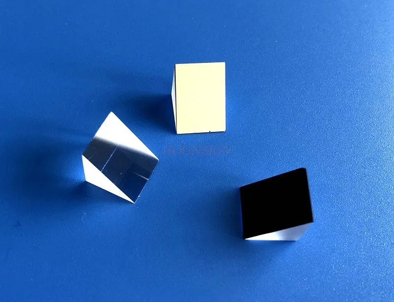 1pcs Right angle triangular prism 5*5mm external reflection prism custom optical laser reflection prism processing small right