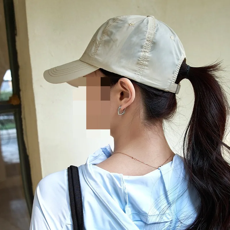 Quick-drying sunscreen visor hat Unisex, breathable cap Fashion versatile baseball cap