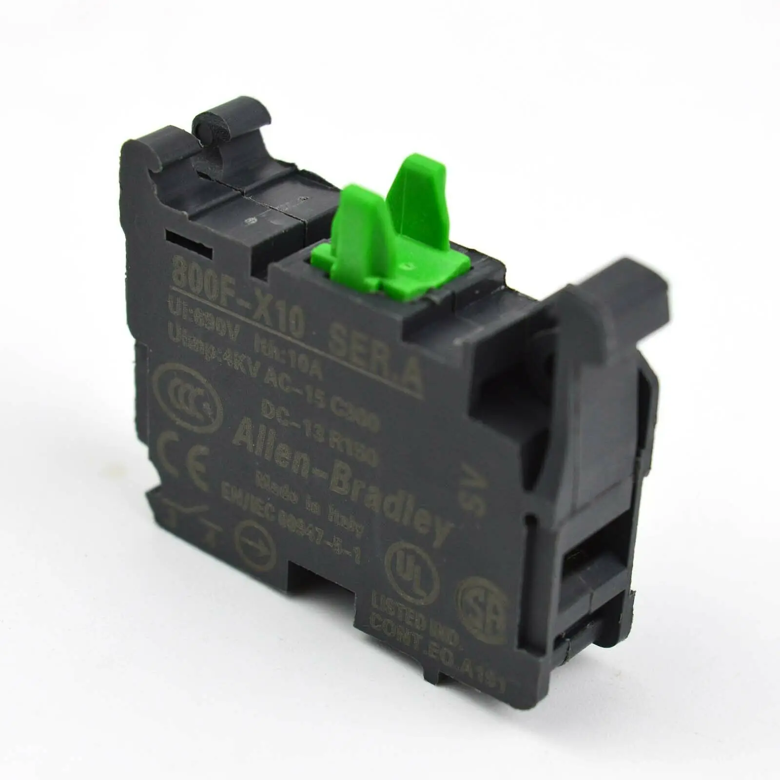 800F-X10 Electrical Push button,N/O Contact Block Quad connect.