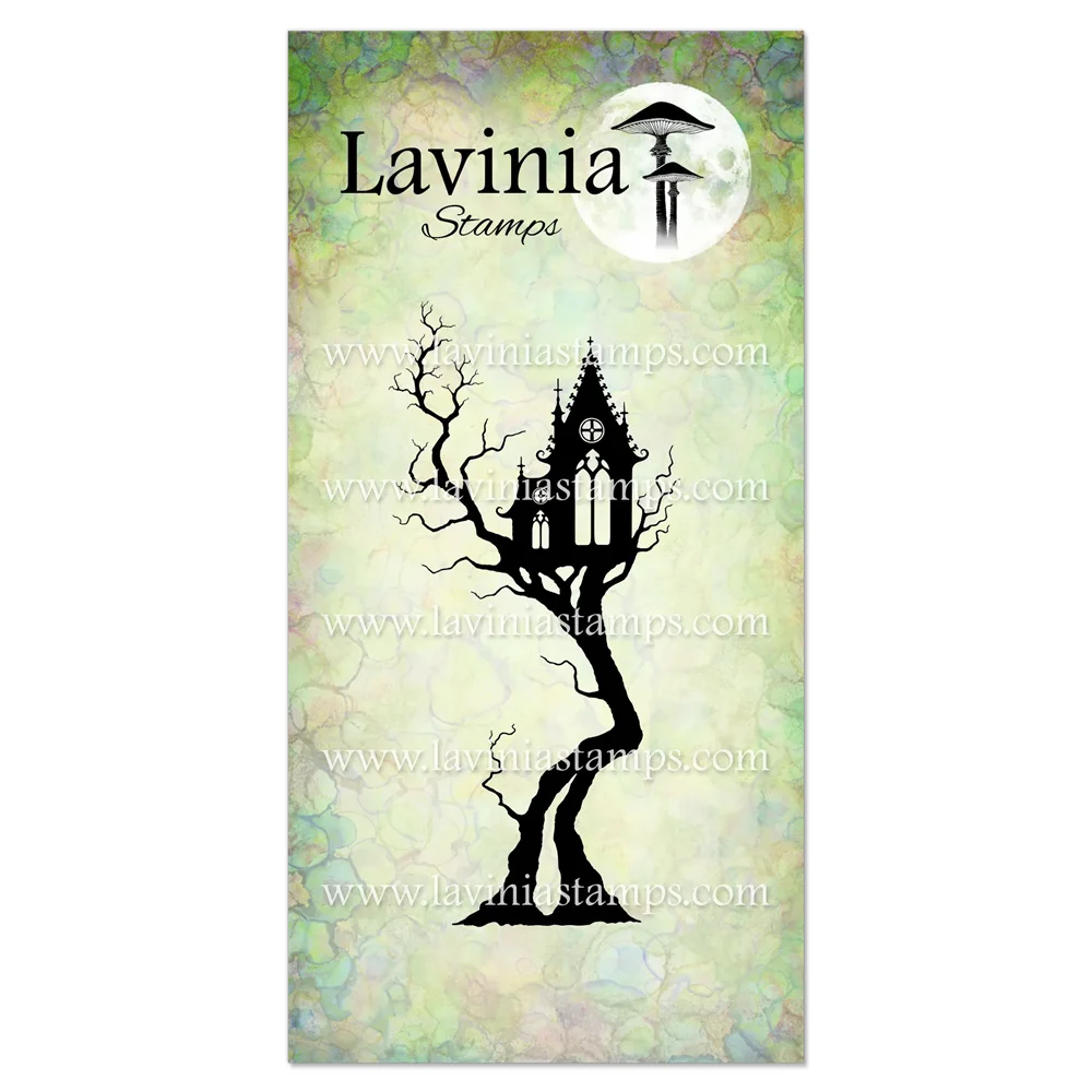 Lavinia Stamps Midnight Coven 17-teiliges Halloween-Hexen-Silhouette-Set mit Klarsichtstempeln für Scrapbooking, Kartenherstellung, DIY-Basteldekoration, August 2026