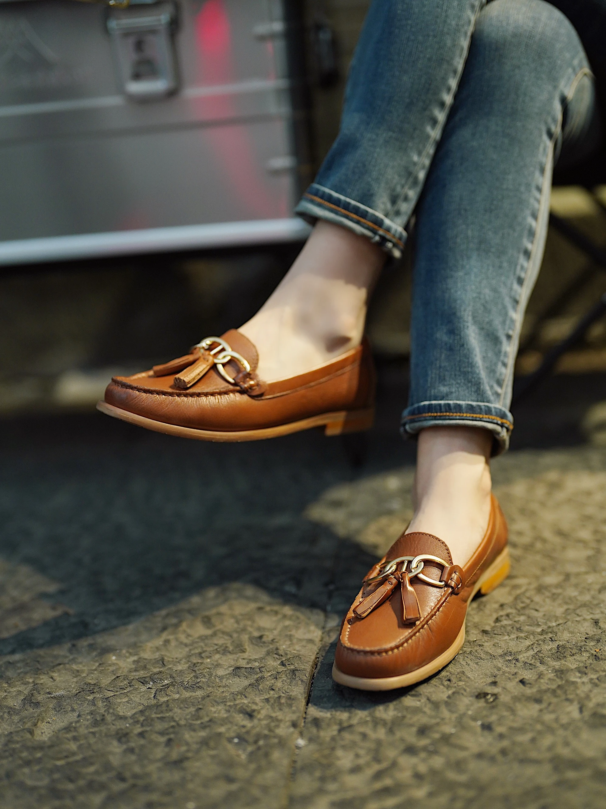 Pumpkin Valley Vintage Flat oes Handmade Leather Inner Silk Leather Sole Retro Flats Women's Footwear Autumn Collection