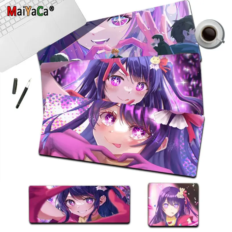 

Oshi No Ko Anime Mousepad New Rubber Mouse Durable Desktop Mousepad Size For Game Keyboard Pad For Gamer