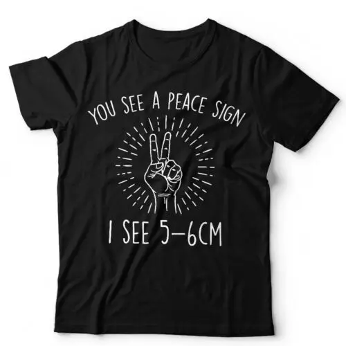 You See A Peace Sign Unisex Tshirt Funny Midwife Nurse Gynecologist Gift Retro