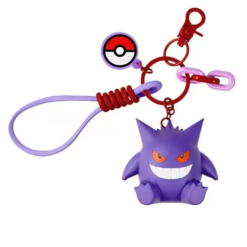 Authentique Pok é mon aromathérapie Pikachu ornement fait à la main GENGAR dessin animé pendentif porte-clés jouets pour enfants cadeau de noël poupée