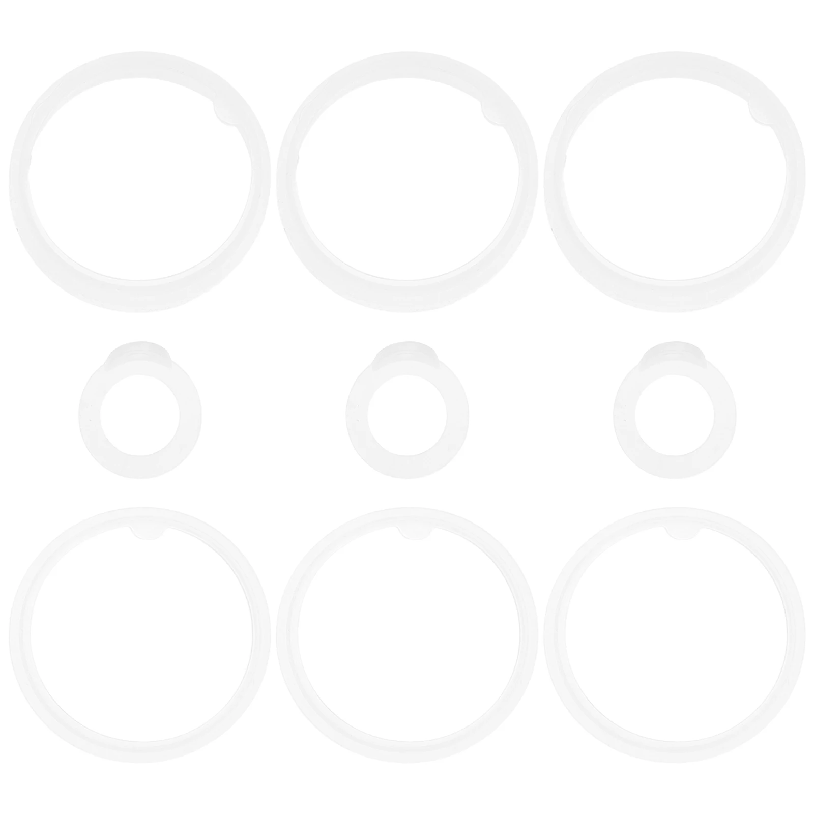 

9Pcs Water Bottle Gasket Replacement Silicone Sealing Ring for Flask Flip Spout Lid Leakproof Insulated Ring