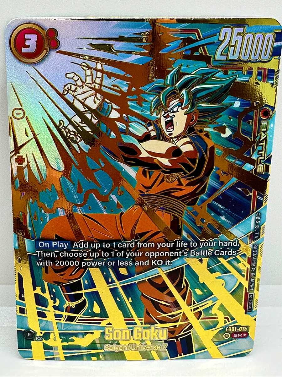 Super Kartenspiel Fusion World Saiyan Goku Broli Spielzeug Hobbys Sammlerstücke Spielkollektion Anime-Karten