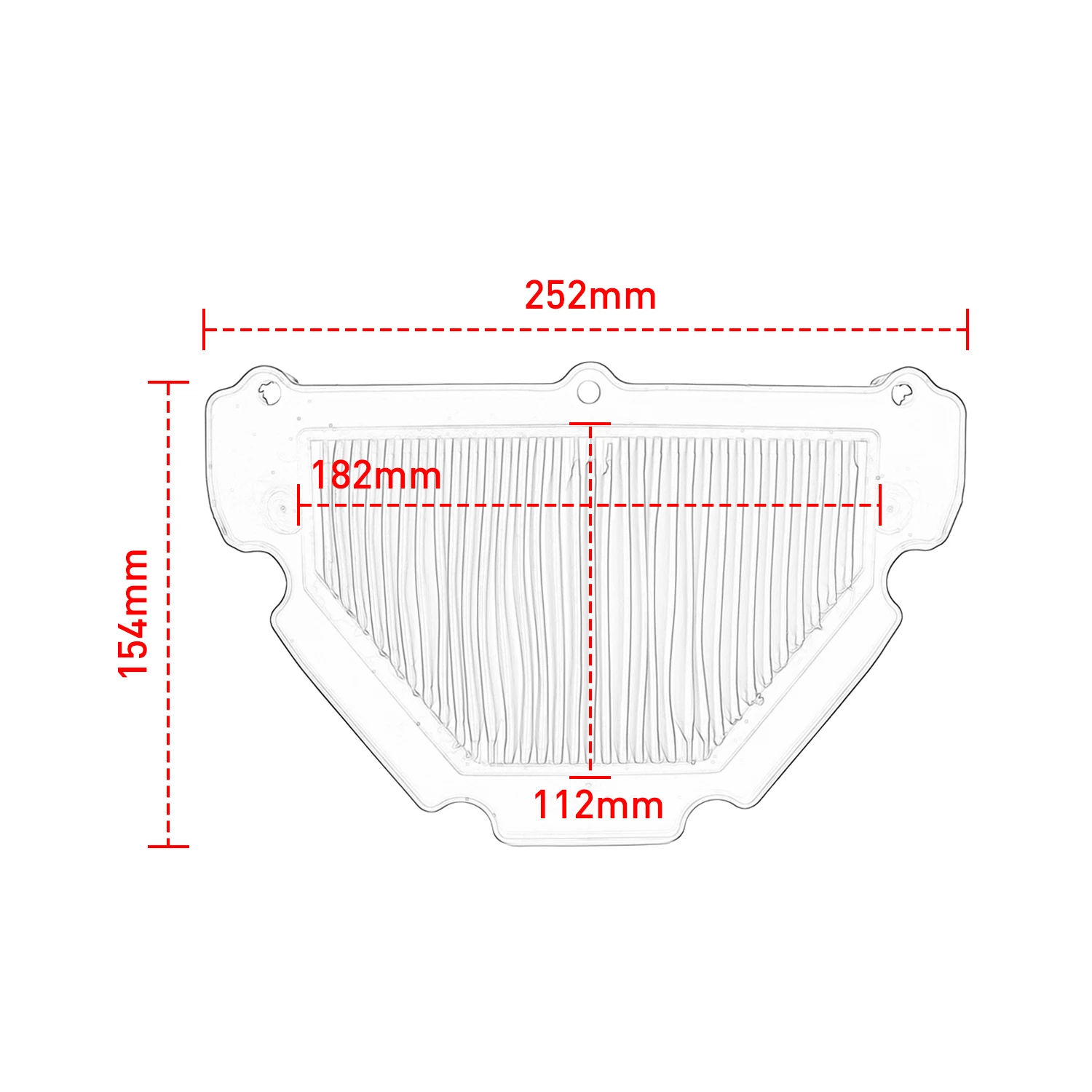 Motorcycle Parts For KOVE 450RR 450RR ZF400GS-A air filter element replacement original parts.