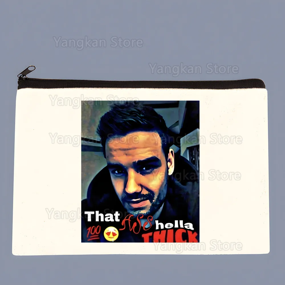 Liam Payne kleine portemonnee mini clutch tas schattig Koreaans canvas sleuteletui portemonnee