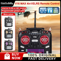 HelloRadio V16 MAX ELRS/4in1 2.4GHz Transmitter Remote Control for Airplane FPV Racing Drone Aircraft