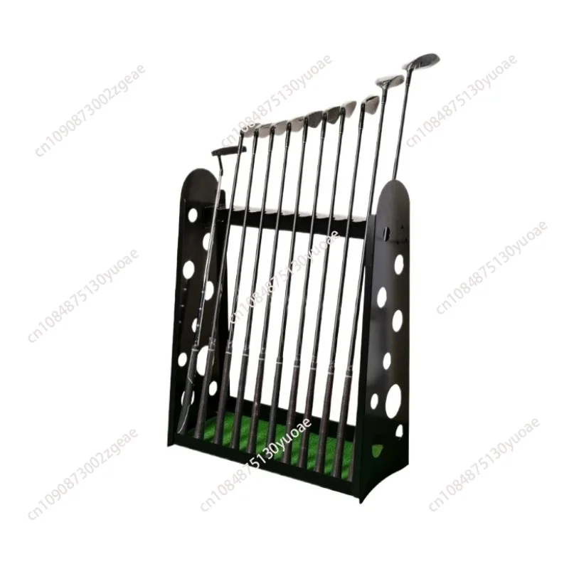 

Golf club holder, all-metal placement rack, indoor storage display