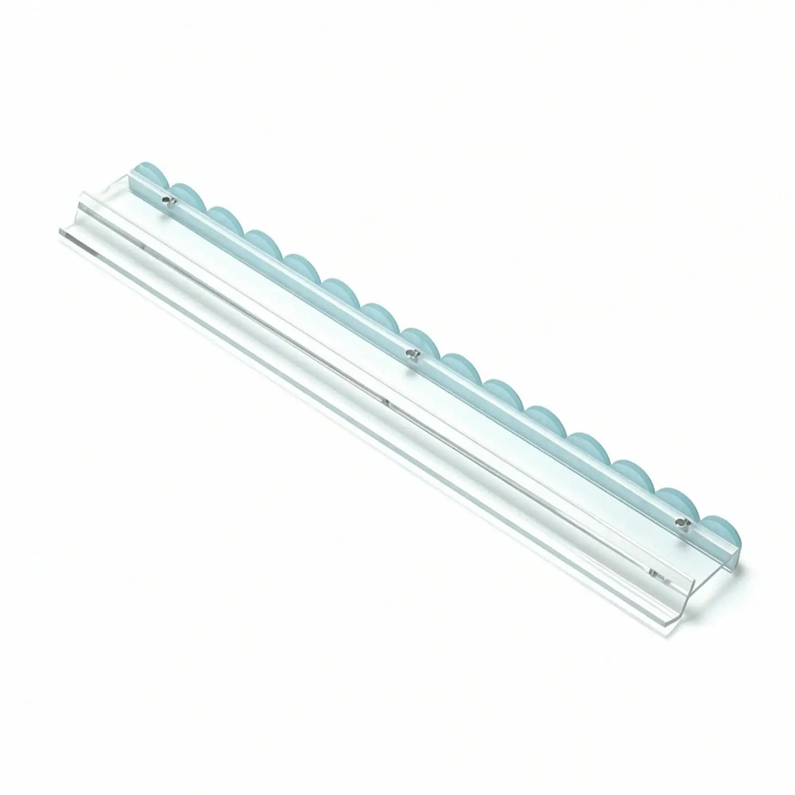 Acrylic Mahjong Ruler Tile Organizer 20 Inch Transparent Rack for Mahjong Board Game Tiles Casual Play