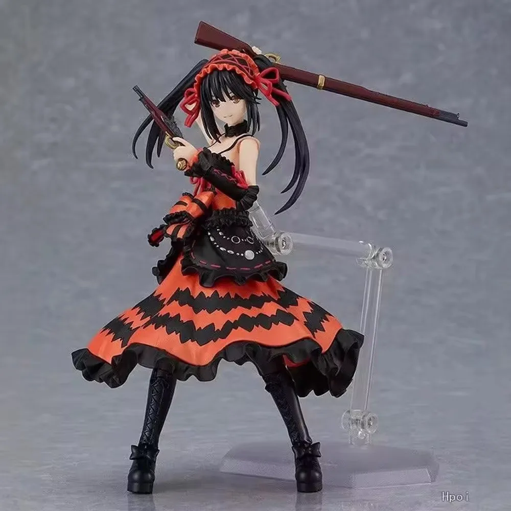 

Date A Live Iii Anime Figure #585 Figma Kurumi Tokisaki Yoshino Toyoto Yatogami Bunny Girl Action Figure Collectible Model Doll