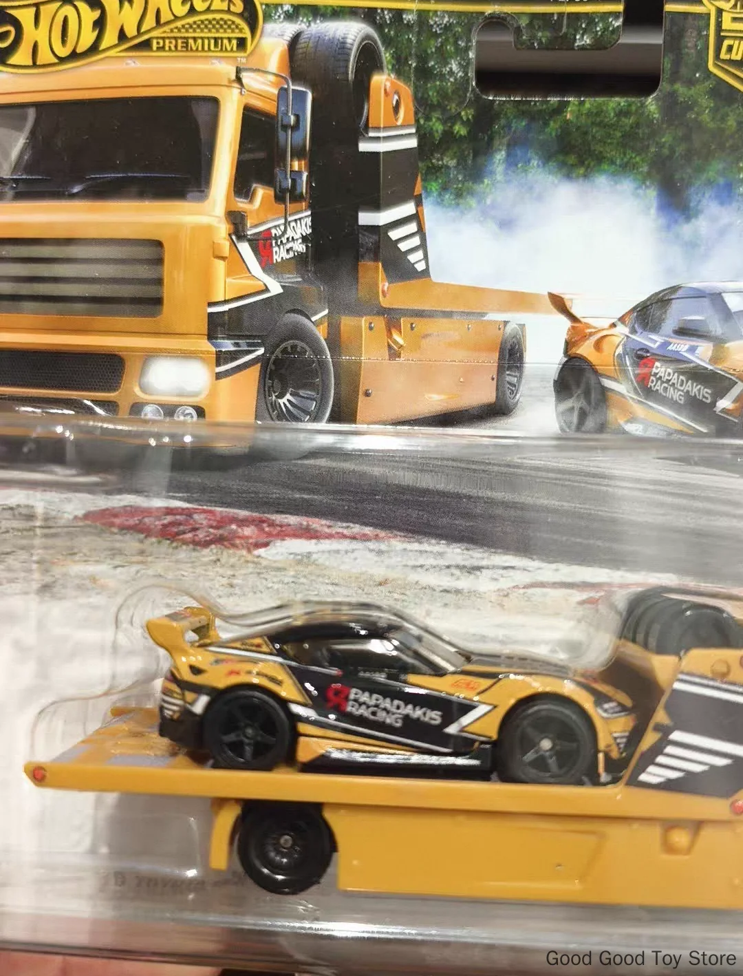 Hot Wheels Premium Team Transport FLF56 20 Toyota GR Supra Fleet Street Diecast Vehicle Set Collectible Car Model Toy Xmas Gifts