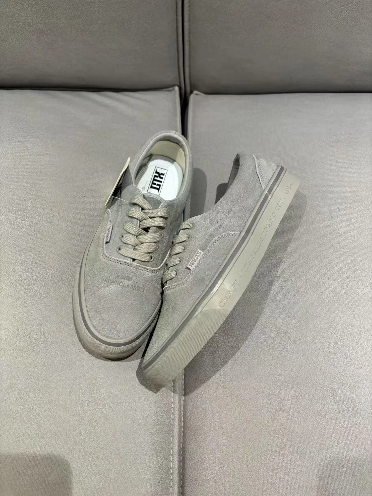 

NBHD FD Складной глаз Полная замша ex Ретро Brued Кожа Casual oes с круглым носком на шнуровке Резиновая подошва Удобная