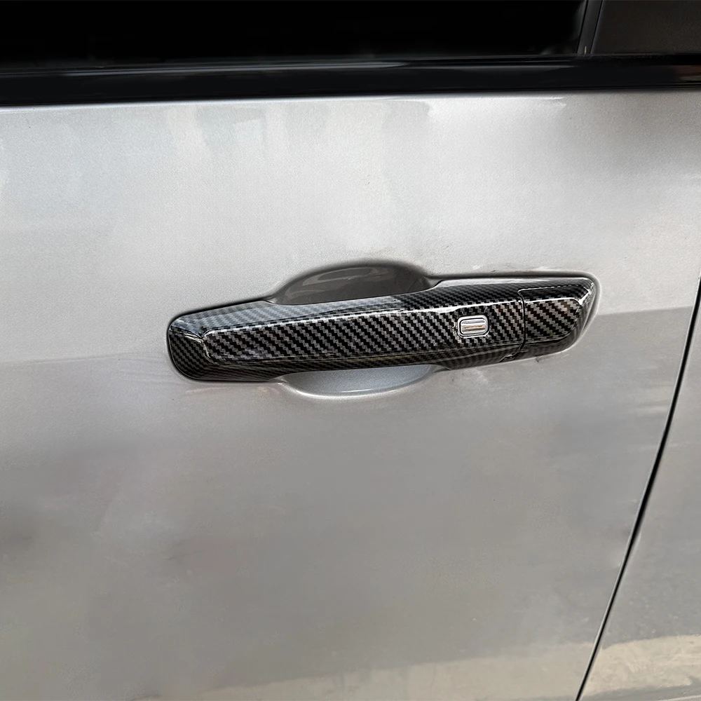 

Углеродное волокно, наружные дверные ручки автомобиля, накладка, декоративные полоски для автомобиля для Chevrolet Equinox 2025 2026 LHD