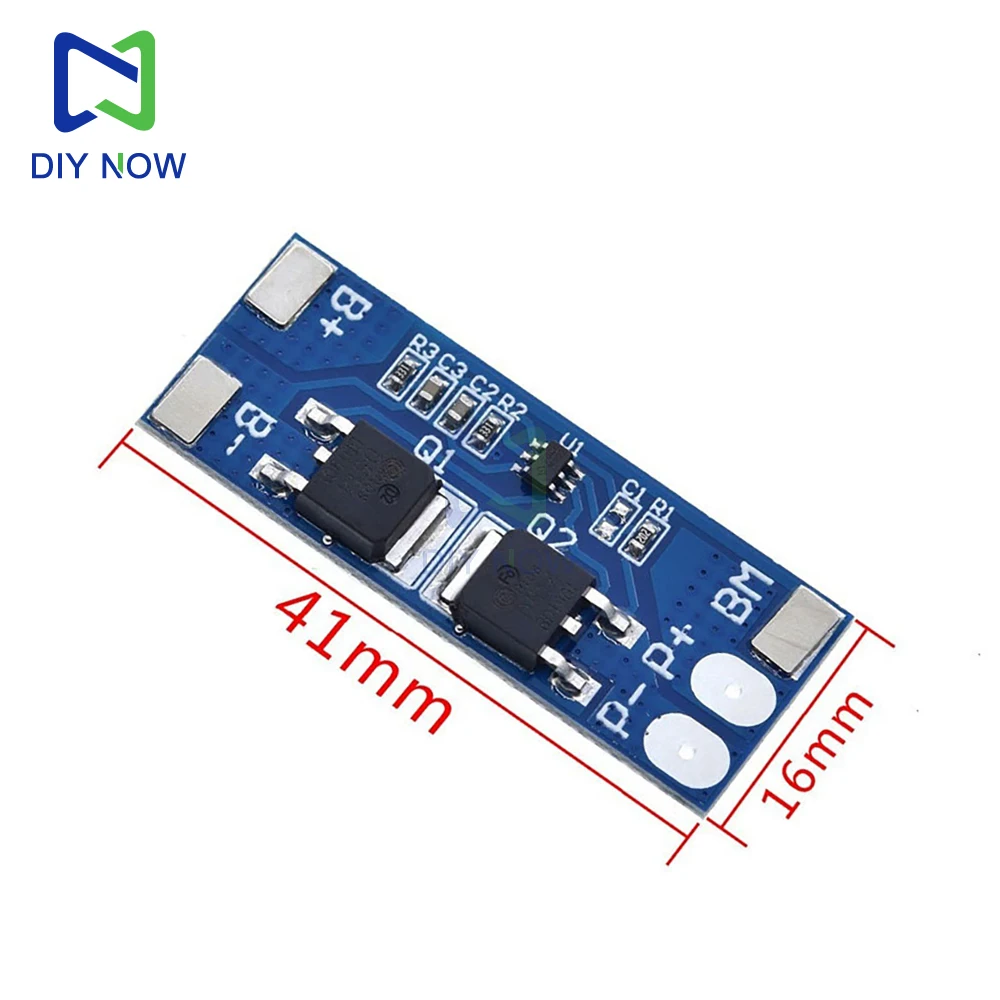 2s 8A Li-ion 7,4 В 8,4 В 18650 Bms Pcm 15A Пиковый ток Защитная плата батареи Bms Pcm для литий-ионного аккумулятора Lipo Cell Pack