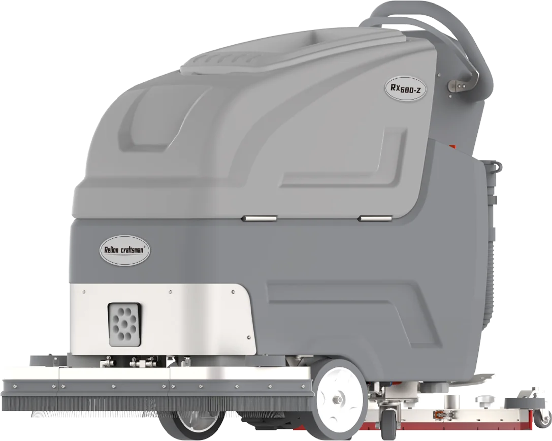 Industrial Walk-behind Floor Sweeper Scrubber Machine for Factory Workshop Warehouse Professional Electric Cleaning Scrubber