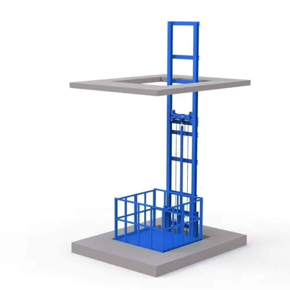 

Factory Hydraulic Cargo Elevator for Small Goods Lift New Steel Warehouse Electric Wire Rope Hoist for Home Use