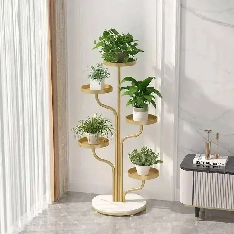 

Aesthetics Modern Designer Nordic Flower Stand Decorations Fashion Plant Stand Indoor Light Luxury Plantenrek Home Furniture
