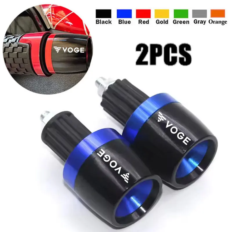 Motorcycle Accessories Handlebar Grips Ends Handle Bar Cap End Plug For Loncin Voge 200AC 300AC 300R 500DS 500R 650DS ER10